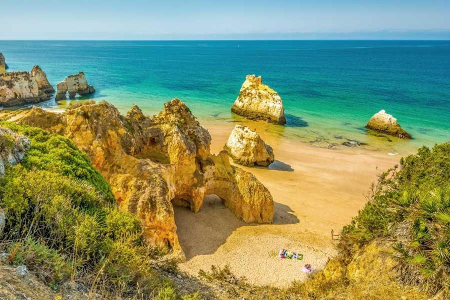 Litoral Mar Dream 17, Beach Front, Free Wi-Fi, Private Parking, Pool Portimão Exteriör bild